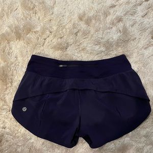 Lululemon dark purple athletic shorts size 4 great condition